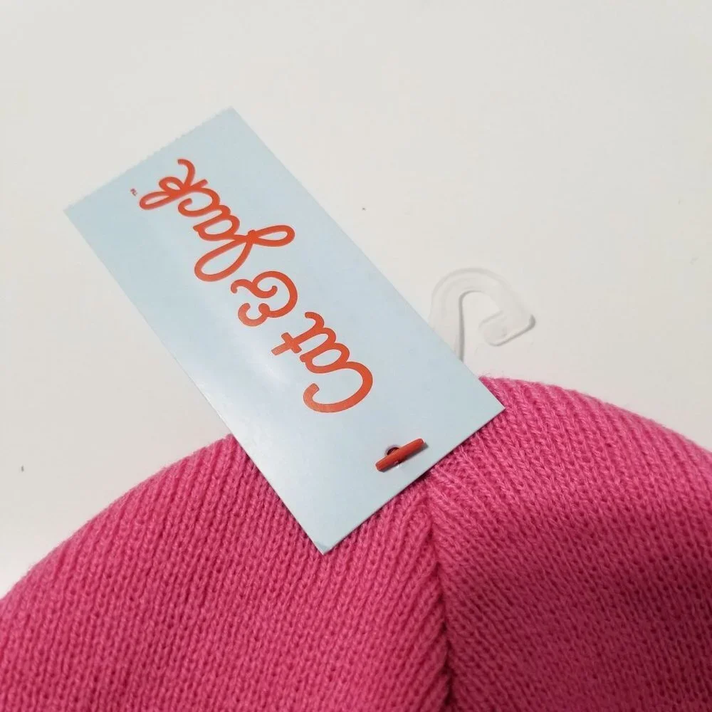 NWT Cat & Jack Girls Tiarella Beanie and Gloves Matching Set Youth Size OS Color